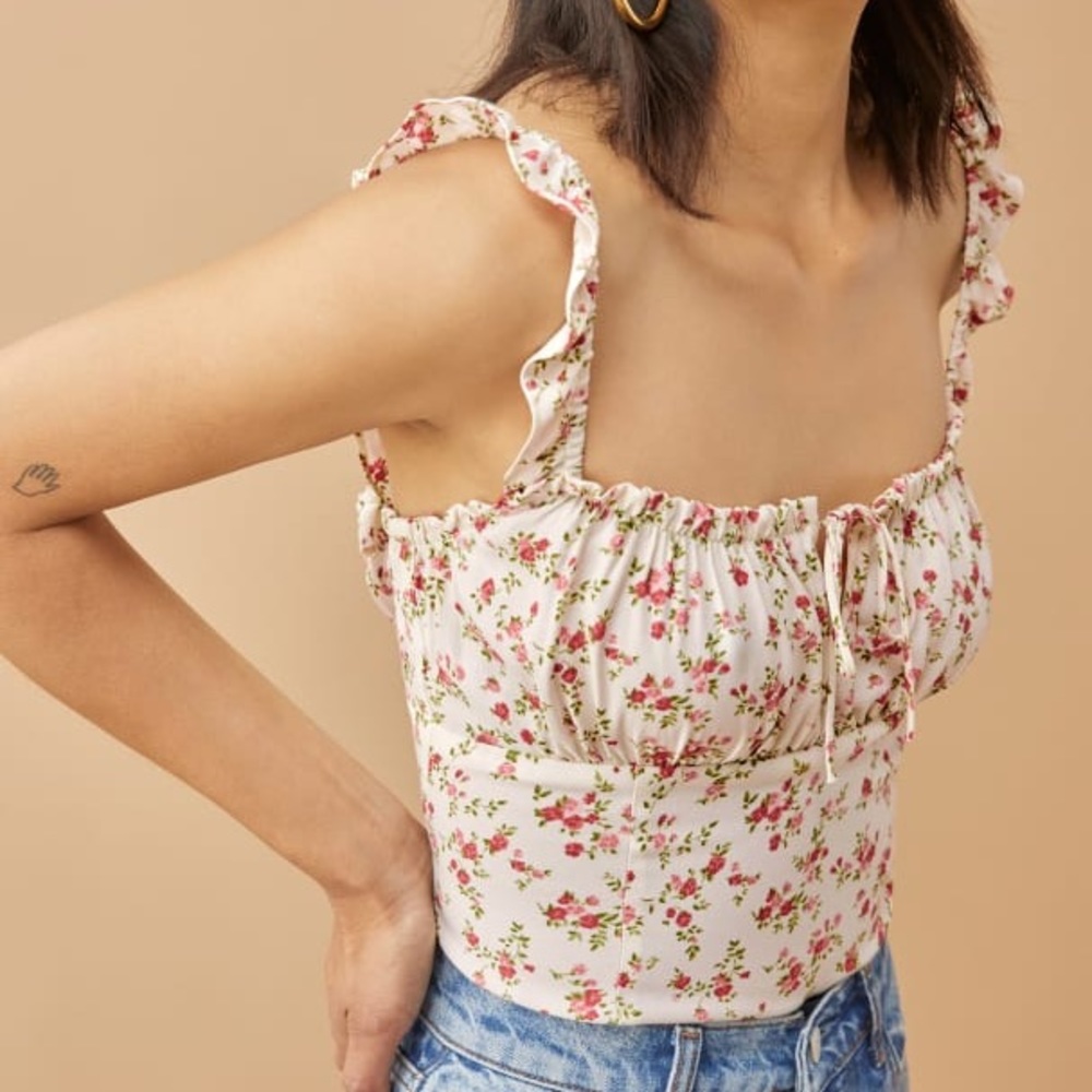 NWT Reformation Cortese Top in Tosca 10